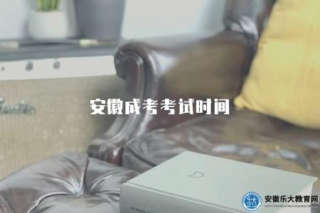 安徽成考考試時間（安徽成考考試時間表）