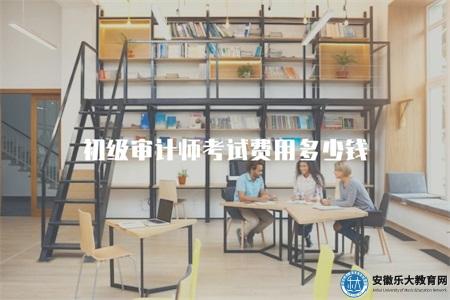 初級審計師考試費用多少錢（2000元左右）