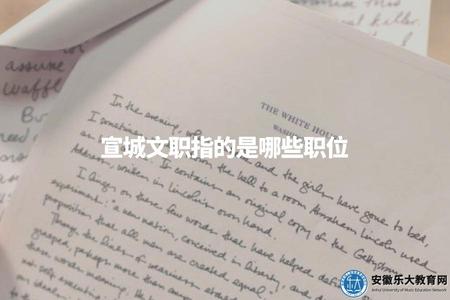 宣城文職指的是哪些職位（對應不同行業和職位，方便招聘考生選擇）