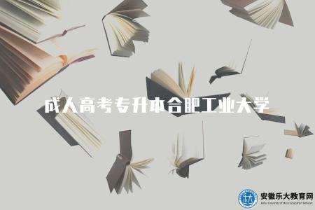 成人高考專升本合肥工業大學（合肥工業大學成考報名要求）