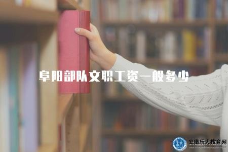 阜陽部隊文職工資一般多少（具體的工資水平在保護國家安全的前提下通常是保密的）