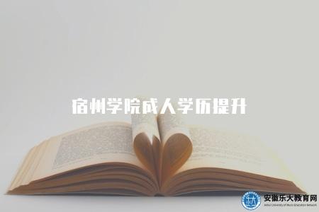宿州學院成人學歷提升（專業方向有五點）