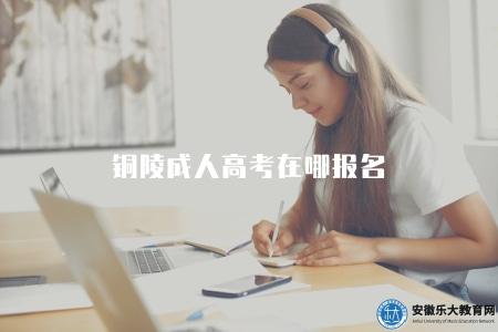 銅陵成人高考在哪報名（銅陵成人高考的報名地點在哪里）