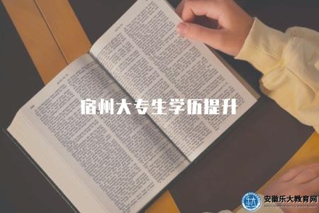宿州大專生學歷提升（大專提升學歷方法介紹）
