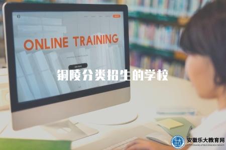 銅陵分類招生的學校（有四所學校）
