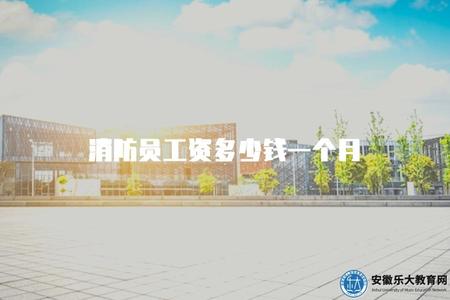 消防員工資多少錢一個月（消防員薪資水平分析）