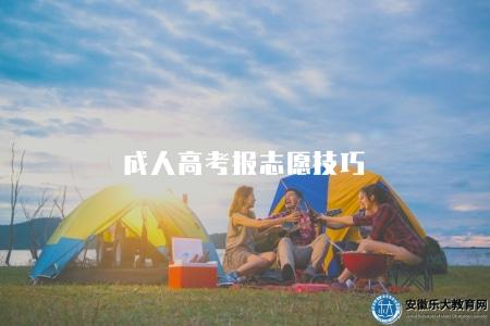 成人高考報志愿技巧（成人高考志愿填報攻略和技巧）