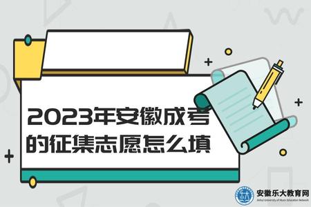 2023年安徽成考的征集志愿怎么填（未錄取的考生均可填報征集志愿）.jpg