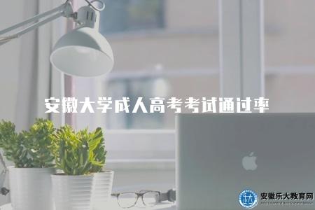 安徽大學成人高考考試通過率（80%左右）
