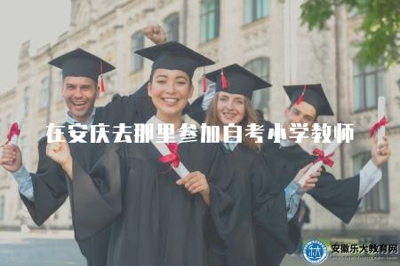 在安慶去那里參加自考小學教師（選擇安慶市城區或郊區縣設立的考點）