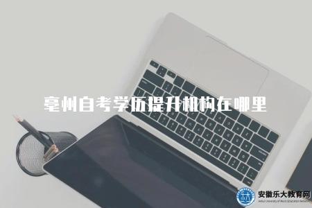 亳州自考學歷提升機構在哪里（選擇一個好機構的4點建議）