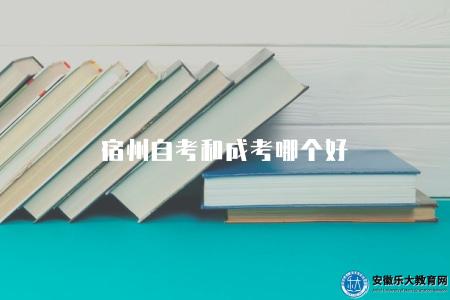 宿州自考和成考哪個好（對比宿州地區自考和成考的優勢和特點）