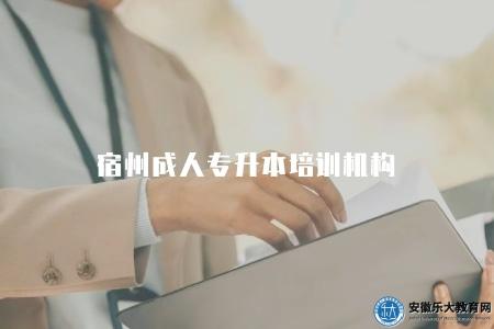 宿州成人專升本培訓機構（3家靠譜的學歷提升機構）