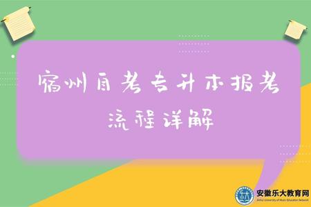 宿州自考專升本報考流程詳解(培訓機構哪家好一點) 宿州自考專升本報考流程詳解(培訓機構哪家好一點)