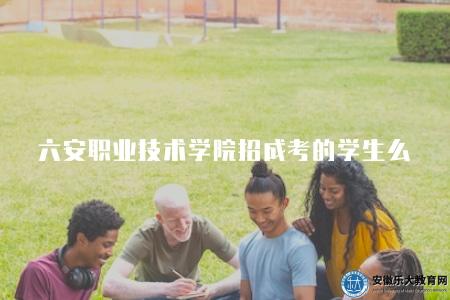 六安職業技術學院招成考的學生么（2023年招生）