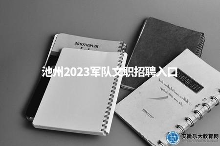 池州2023軍隊文職招聘入口（池州2023文職人員招聘條件）