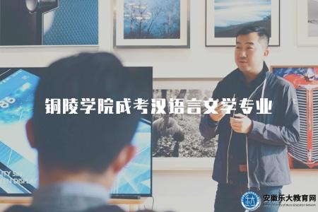 銅陵學院成考漢語言文學專業（銅陵學院成人考試開設漢語言文學專業嗎）