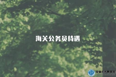 海關公務員待遇（海關公務員的薪資待遇和福利政策介紹）