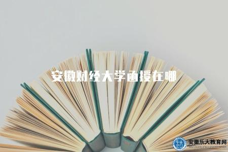 安徽財經大學函授在哪（有四個地方）