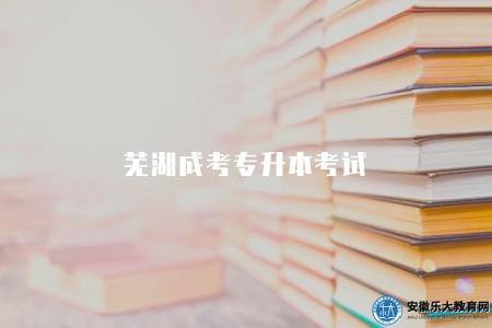 蕪湖成考專升本考試(通過參加專升本考試提升學歷的一種教育方式) 蕪湖成考專升本考試(通過參加專升本考試提升學歷的一種教育方式)
