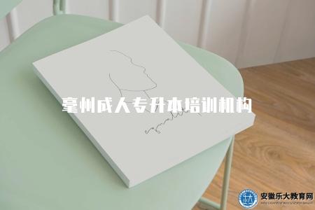 毫州成人專升本培訓機構（3家靠譜的培訓機構）