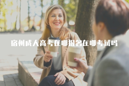 宿州成人高考在哪兒報名在哪兒考試嗎（區域報名規定）