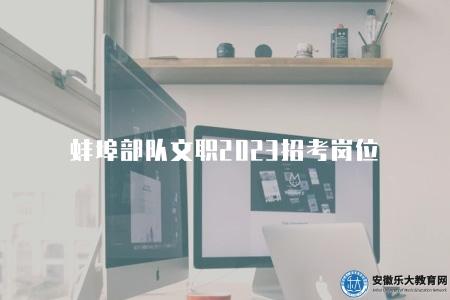 蚌埠部隊文職2023招考崗位（每個崗位都有相應的任職條件和崗位要求）