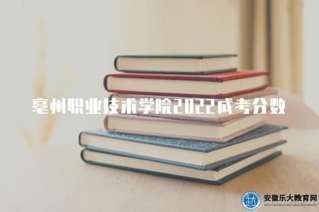 亳州職業技術學院2022成人高考多少分（120-185分）