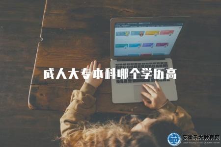 成人大專本科哪個學歷高（大專與本科哪個學歷更有競爭力）