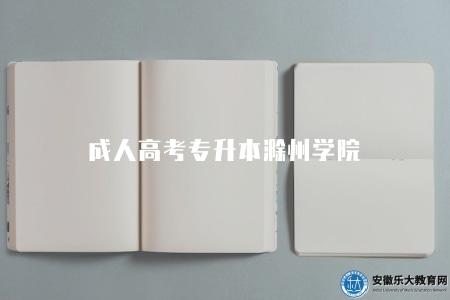 成人高考專升本滁州學院（400報名咨詢熱線）
