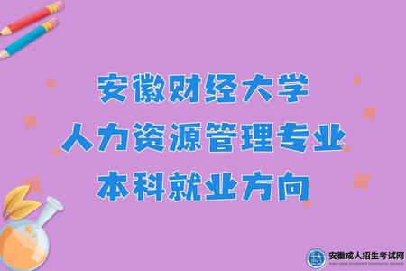 安徽財經大學人力資源管理專業本科就業方向 安徽財經大學人力資源管理專業本科就業方向