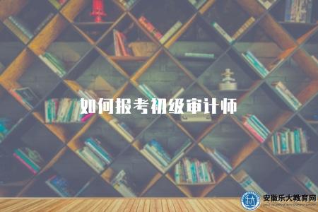 如何報考初級審計師（初級審計師考試要求）