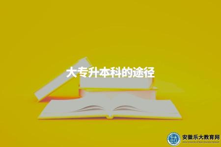 大專升本科的途徑（實現大專升本科的途徑與方式）