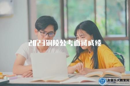 2023銅陵公考面試成績（2023年銅陵市公務員考試面試成績查詢時間）