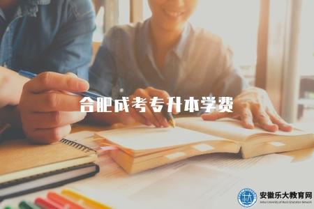 合肥成考專升本學費（不同學校不同專業學費不同）