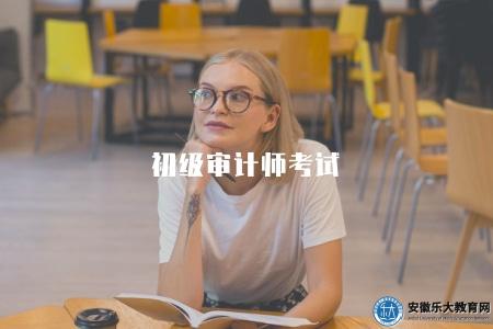 初級審計師考試（報名時間、考試科目及備考指南）