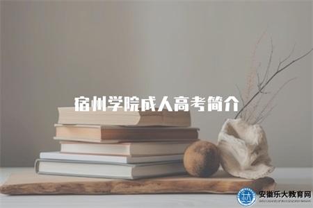 宿州學院成人高考簡介（招生計劃、報名時間）