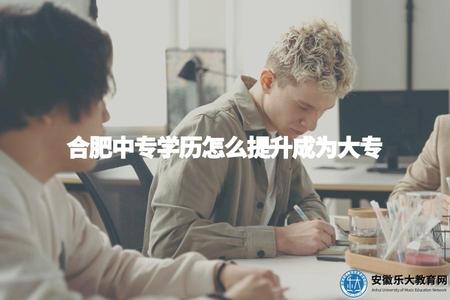 合肥中專學歷怎么提升成為大專（咨詢如何轉換學歷提高自身受教育機會）