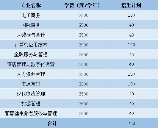 安徽國際商務職業學院2021年高職擴招招生章程
